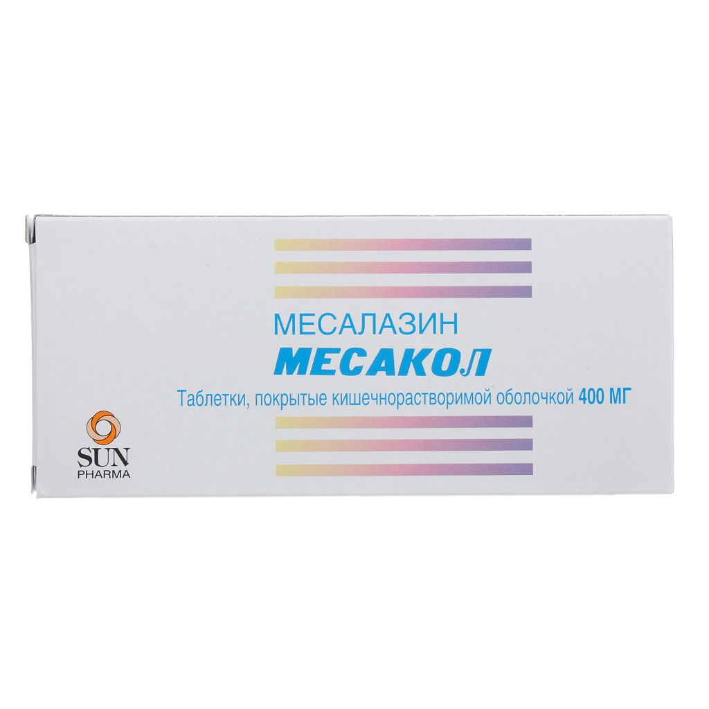 МЕСАКОЛ ТАБ П/О 400МГ №50