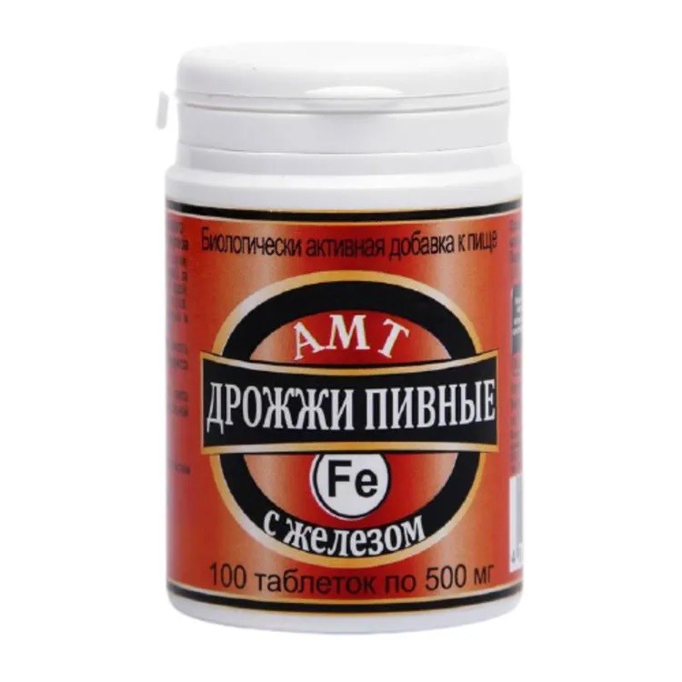 ДРОЖЖИ ПИВНЫЕ ЖЕЛЕЗО ТАБ №100