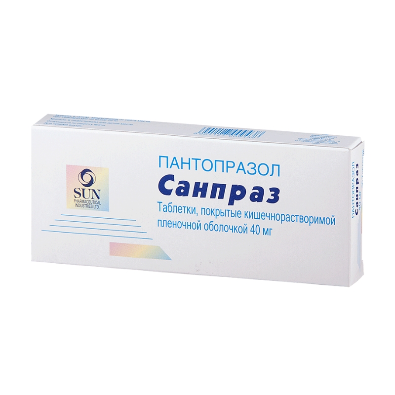 САНПРАЗ ТАБ П/О К/Р 40МГ №30