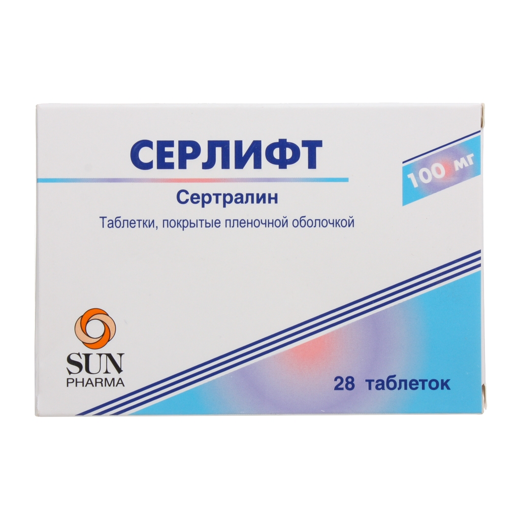 СЕРЛИФТ ТАБ П/О 100МГ №28