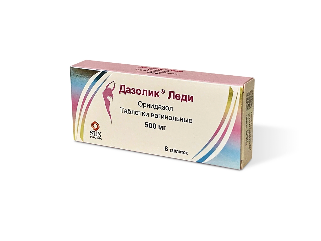 ДАЗОЛИК ЛЕДИ ТАБ ВАГ 500МГ №6