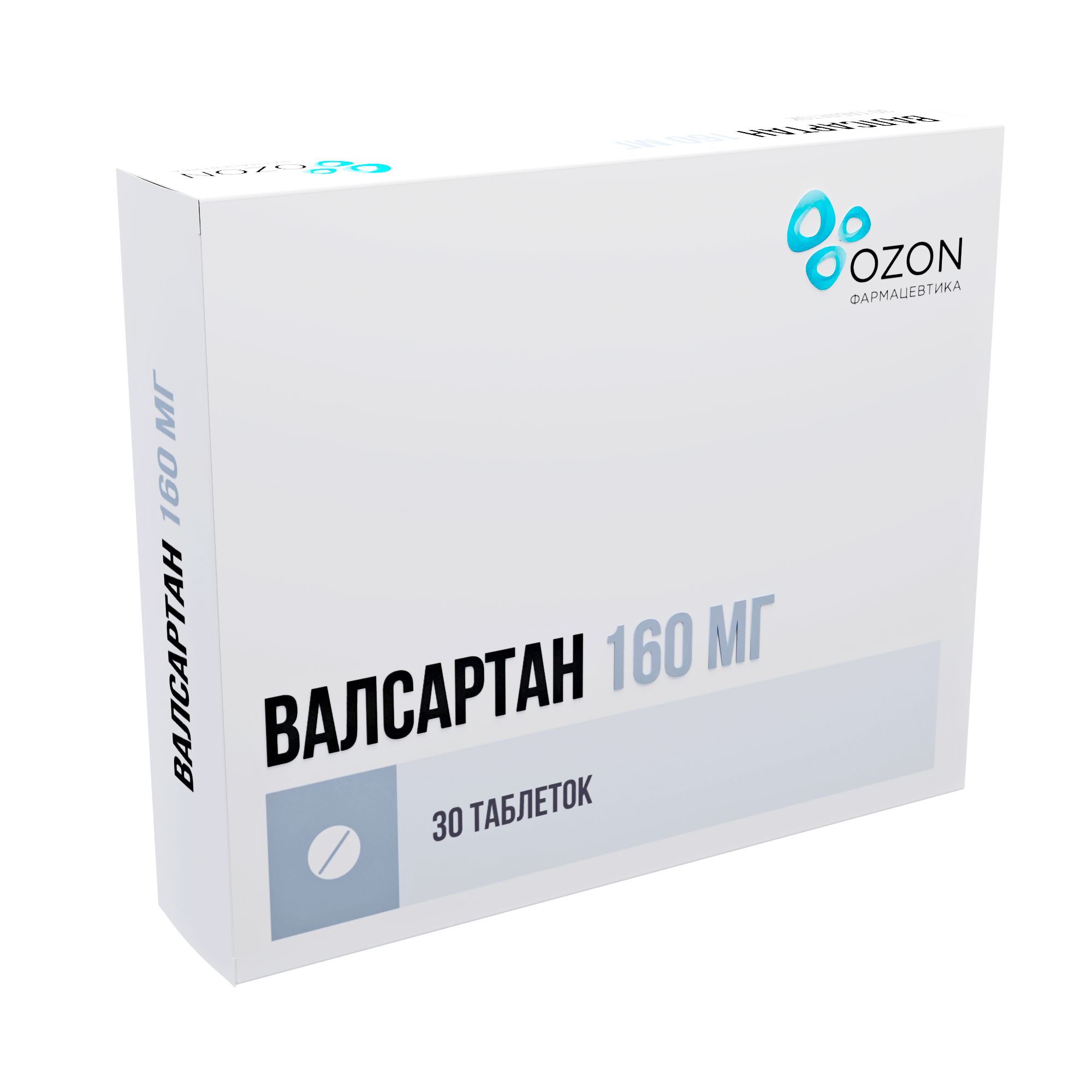 ВАЛСАРТАН ТАБ П/О 160МГ №30