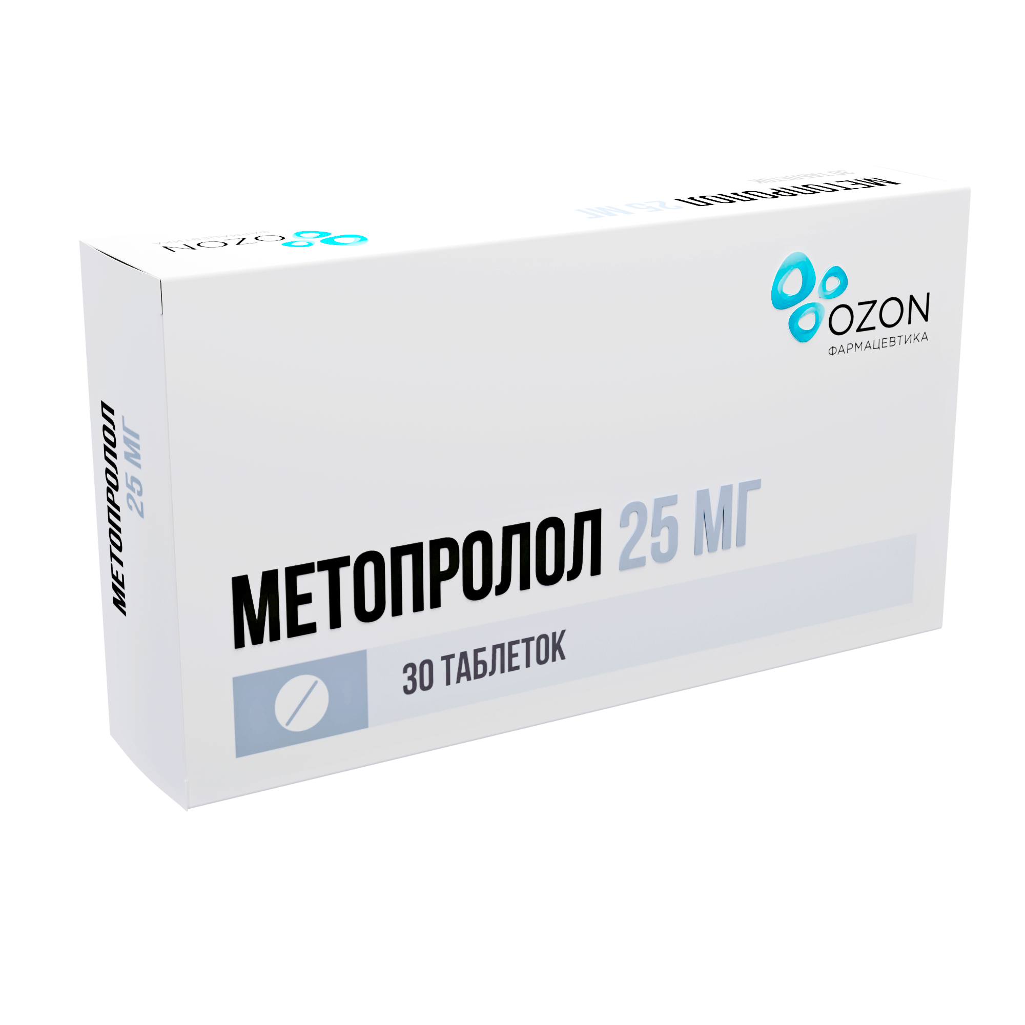 МЕТОПРОЛОЛ ТАБ 25МГ №30