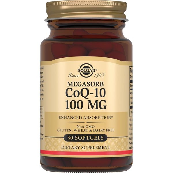 СОЛГАР КОЭНЗИМ Q10 100МГ КАПС №30