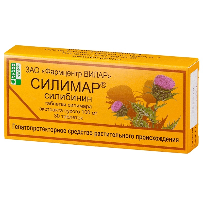 СИЛИМАР ТАБ 100МГ №30