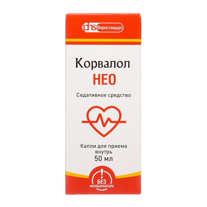 КОРВАЛОЛ НЕО КАПЛИ ВНУТРЬ ФЛ/КАП 50МЛ