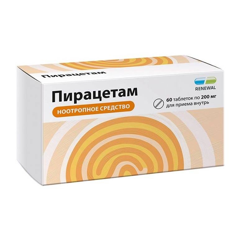 ПИРАЦЕТАМ ТАБ П/П/О 200МГ №60