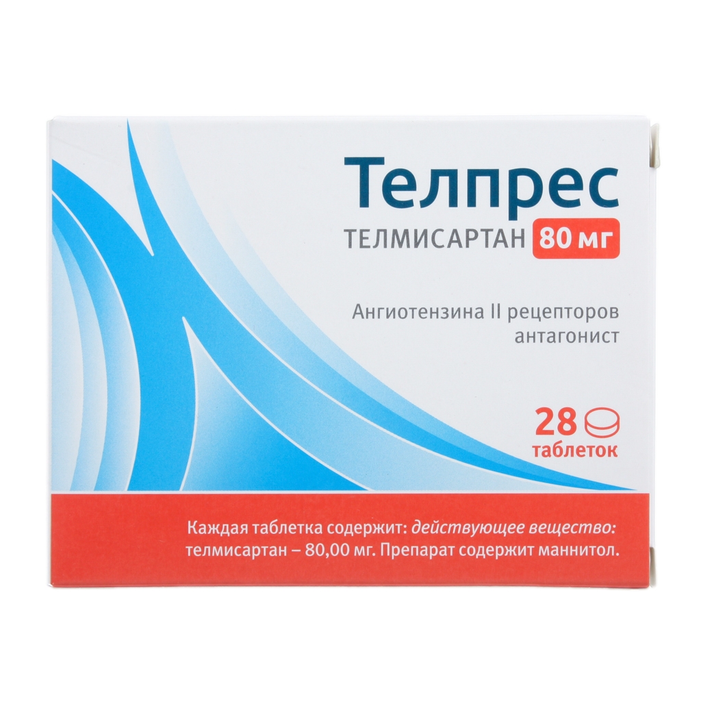 ТЕЛПРЕС ТАБ 80МГ №28