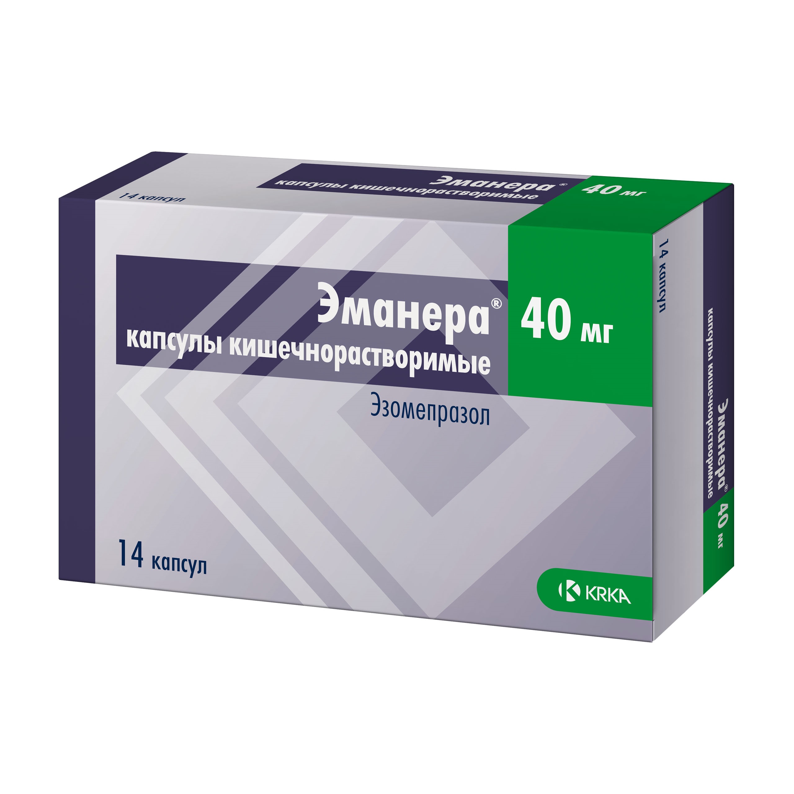 ЭМАНЕРА КАПС К/Р 40МГ №14