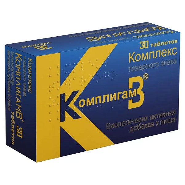 КОМПЛИГАМ B КОМПЛЕКС ТАБ №30 БАД